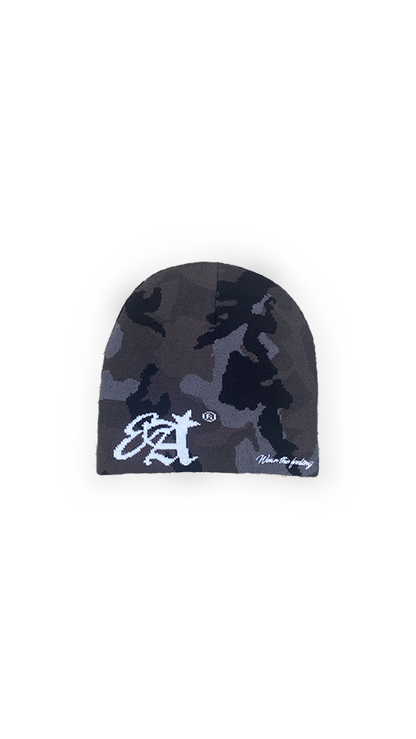 BLACK CAMO SKULLY