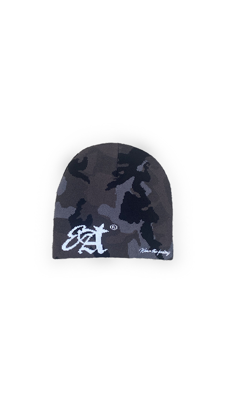 BLACK CAMO SKULLY