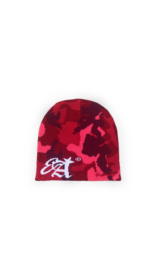 RED CAMO SKULLY
