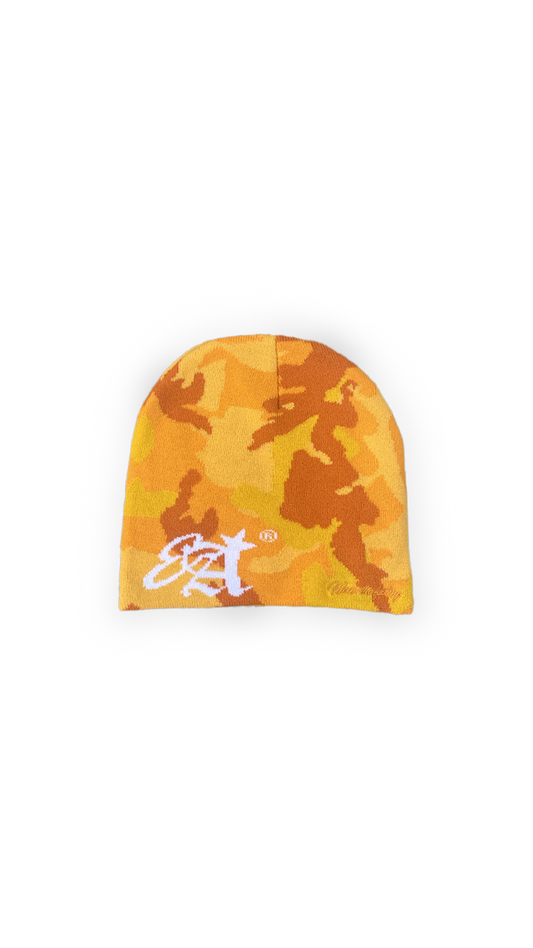 AMBER CAMO SKULLY